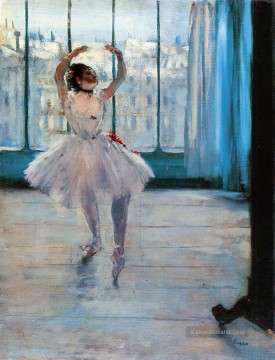  Pre Malerei - Tänzer am Fotografen impressionismus Ballett Tänzerin Edgar Degas